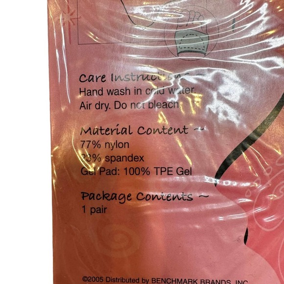 Peda Bella Foot Tube No Show Foot Comfort Gel Foot Pad Nude NWT - Picture 2 of 4